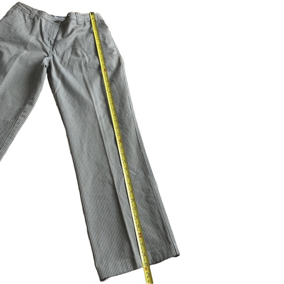 Northern Reflections pinstripe trouser pants hemmed office Y2K vintage women’s 8 - Picture 7 of 10